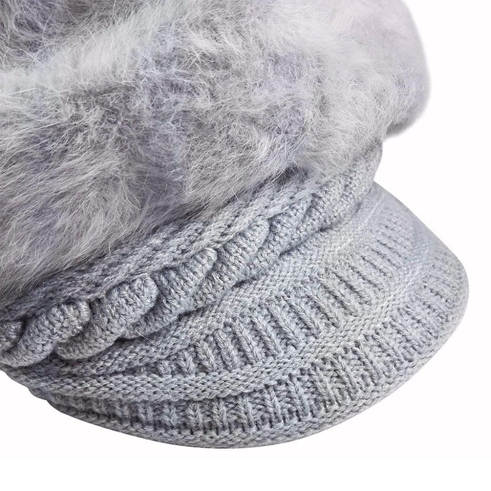 Women Wool Slouchy Beret Hat - Picture 2 of 4